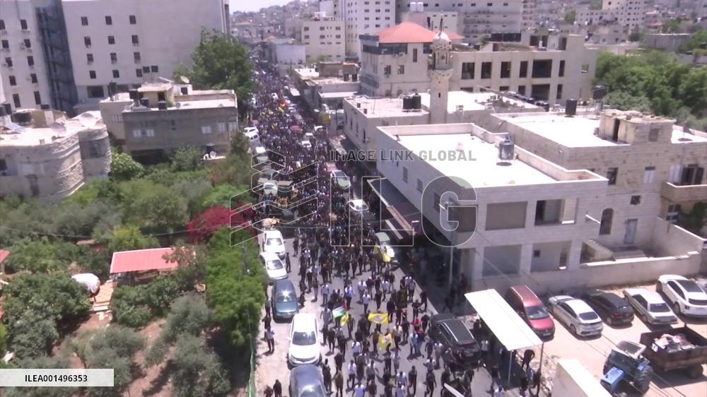 Mass funeral held in Jenin to mourn Palestinians killed in Israeli military operation