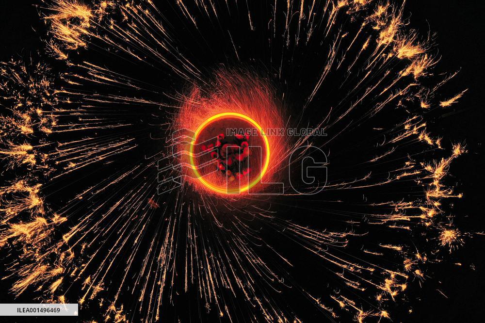 CHINA-HEBEI-LUANPING-IRON SPARKS (CN)