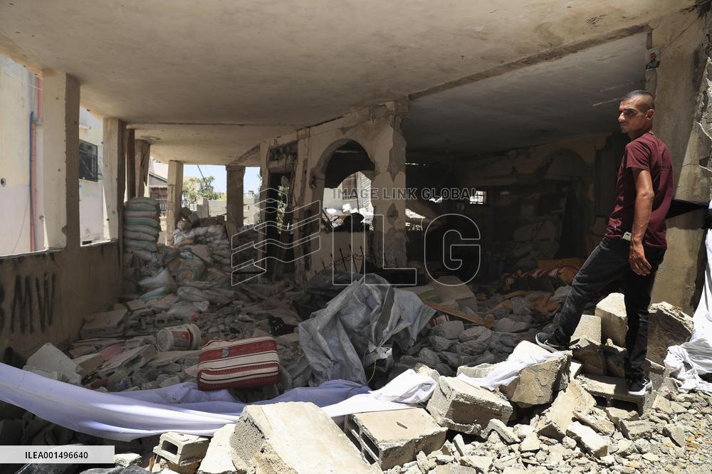 Aftermath of Israeli raid on Jenin