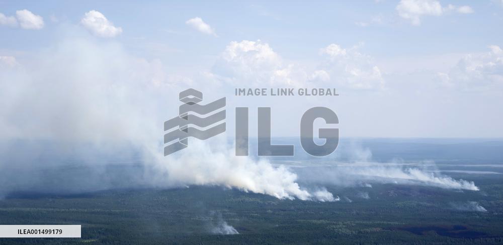 Quebec Wildfires Continue - Canada