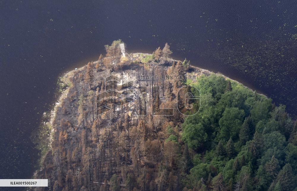 Quebec Wildfires Continue - Canada
