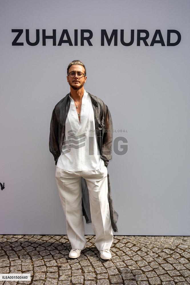 PFW - Saad Lamjarred Attends Zuhair Murad Show