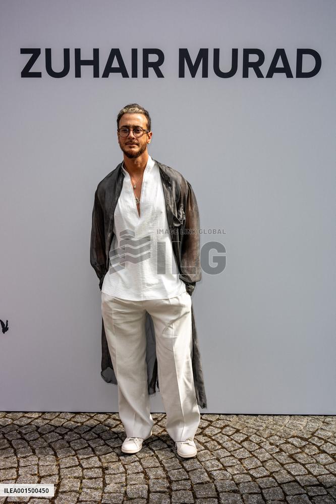 PFW - Saad Lamjarred Attends Zuhair Murad Show