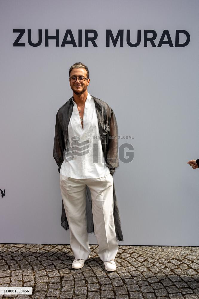 PFW - Saad Lamjarred Attends Zuhair Murad Show
