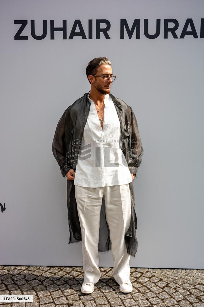 PFW - Saad Lamjarred Attends Zuhair Murad Show