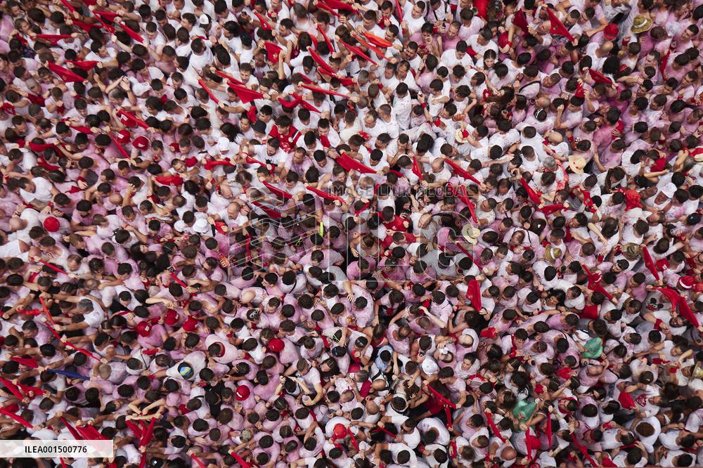 Beginning Of The Sanfermines - Pamplona
