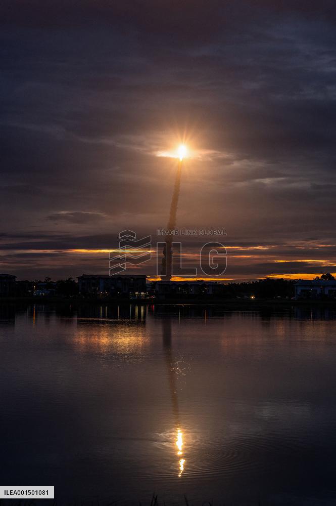 Launch Of The Last Flight Of The Ariane 5 Rocket - Guyana