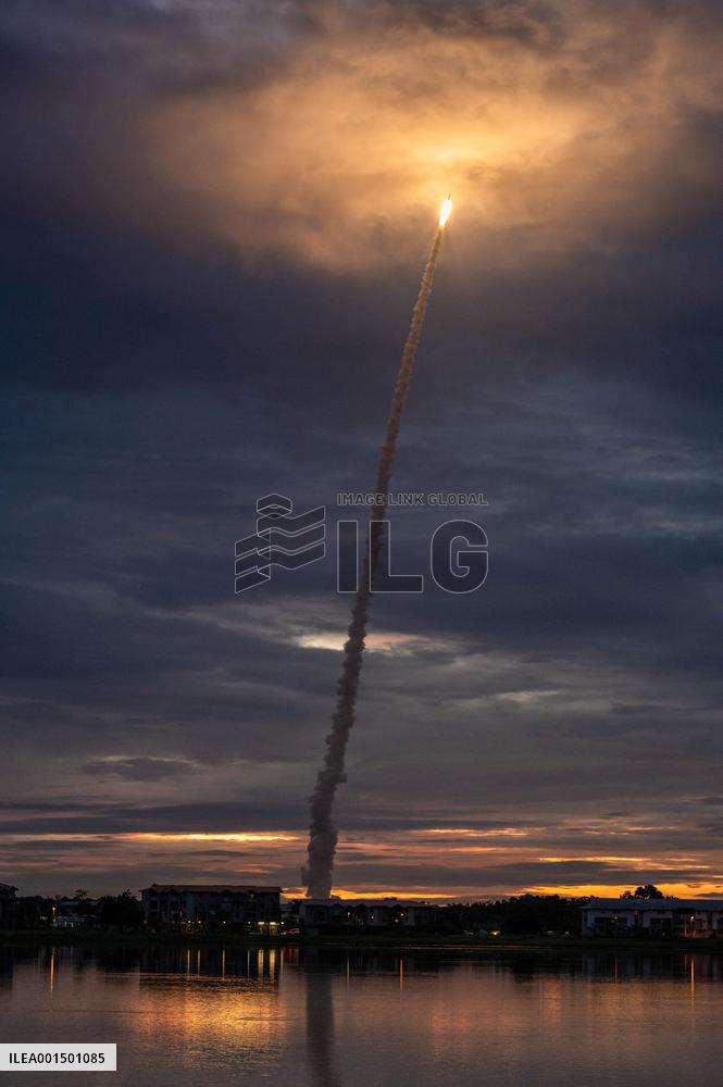 Launch Of The Last Flight Of The Ariane 5 Rocket - Guyana
