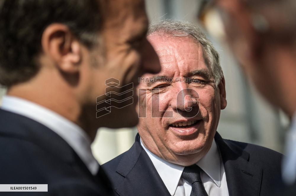 President Macron Visits Pau