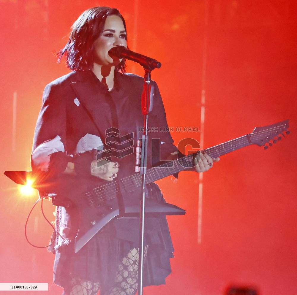 Demi Lovato At WAWA Welcome America Celebration - Philadelphia