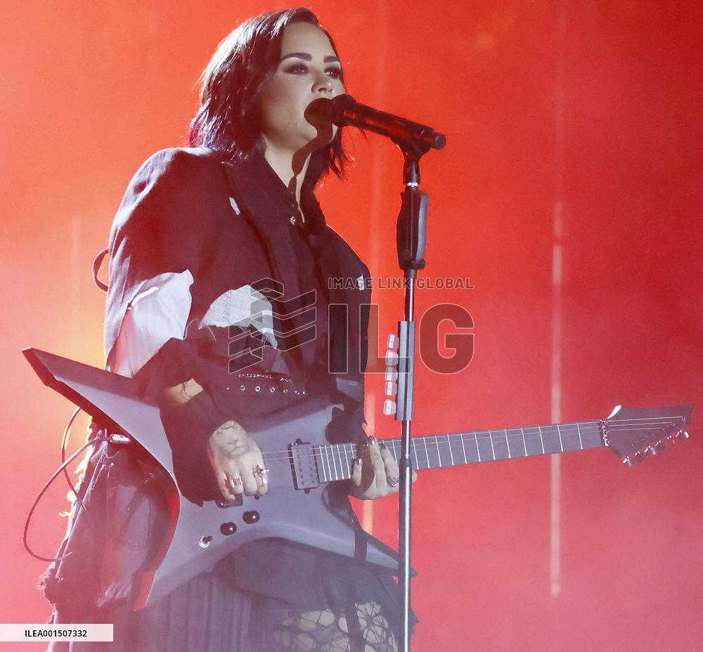 Demi Lovato At WAWA Welcome America Celebration - Philadelphia