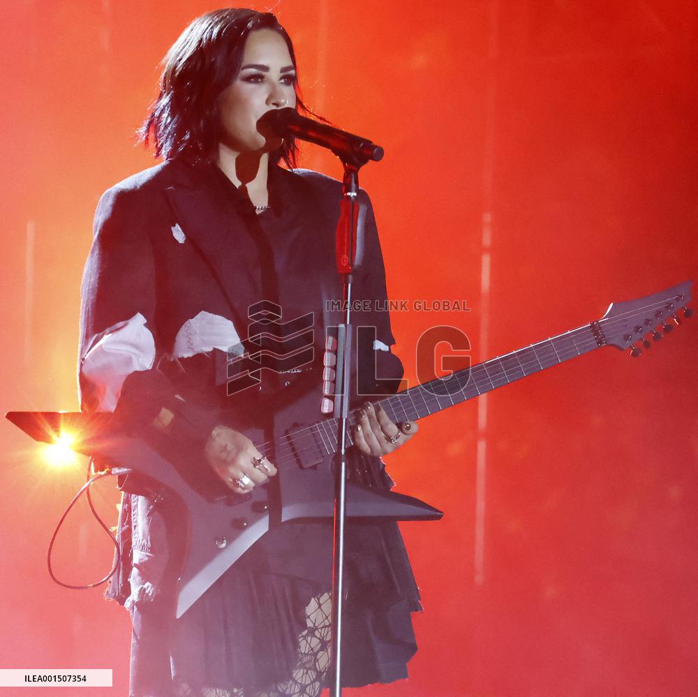 Demi Lovato At WAWA Welcome America Celebration - Philadelphia