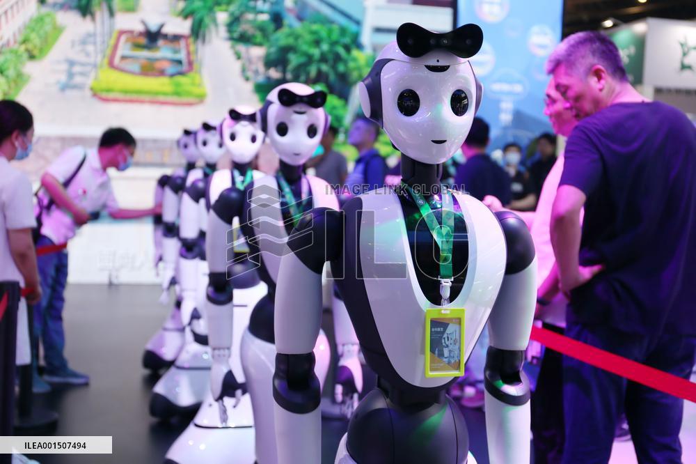Human-like Intelligent Service Robo at The 2023 WAIC in Shanghai