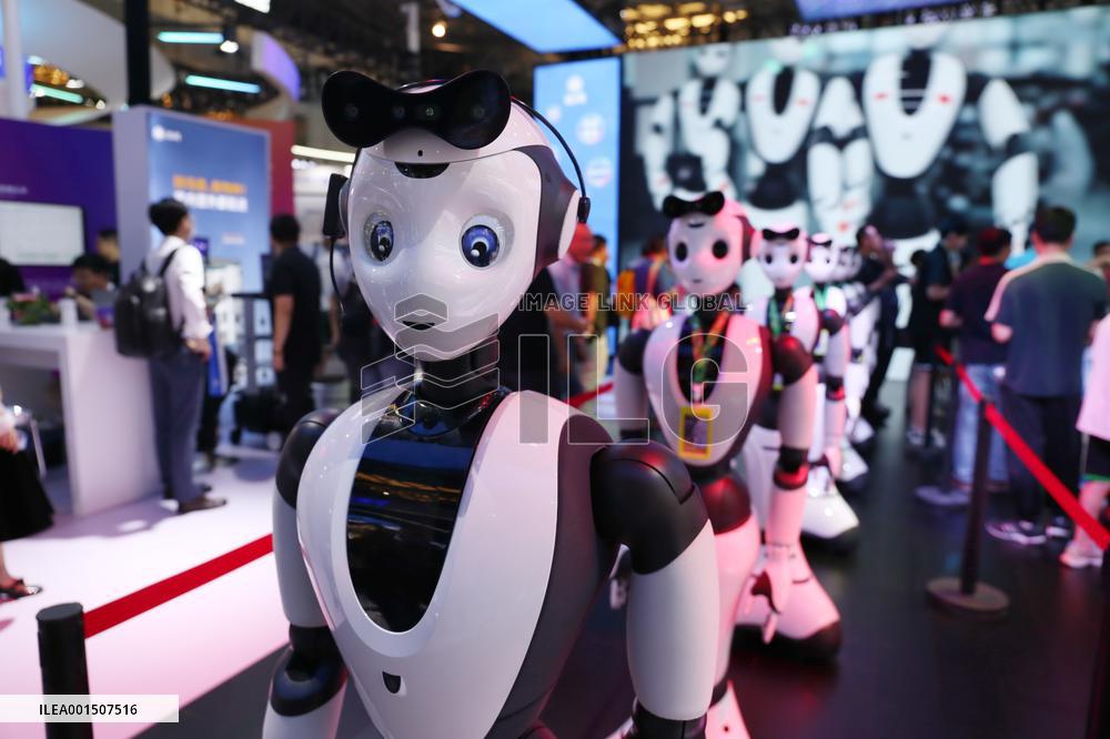 Human-like Intelligent Service Robo at The 2023 WAIC in Shanghai