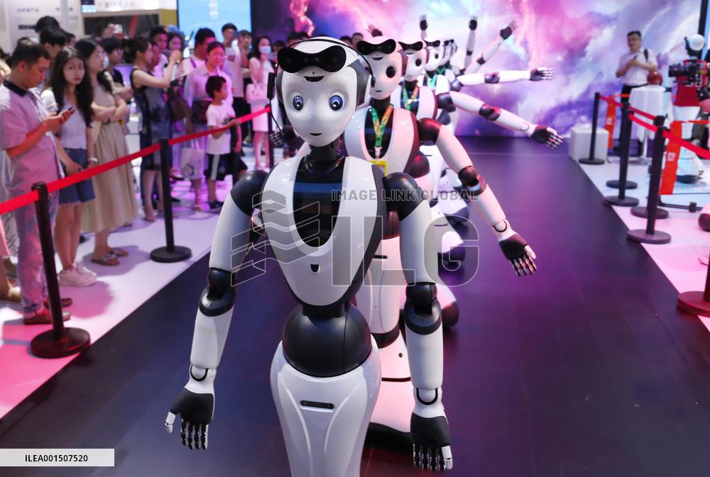 Human-like Intelligent Service Robo at The 2023 WAIC in Shanghai