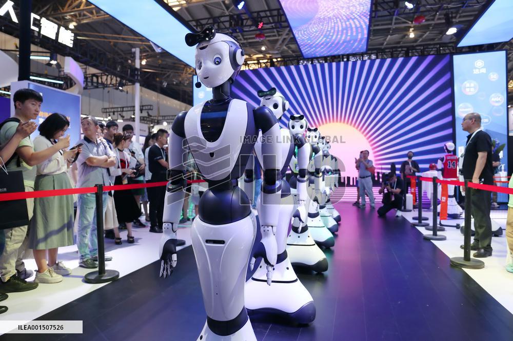 Human-like Intelligent Service Robo at The 2023 WAIC in Shanghai