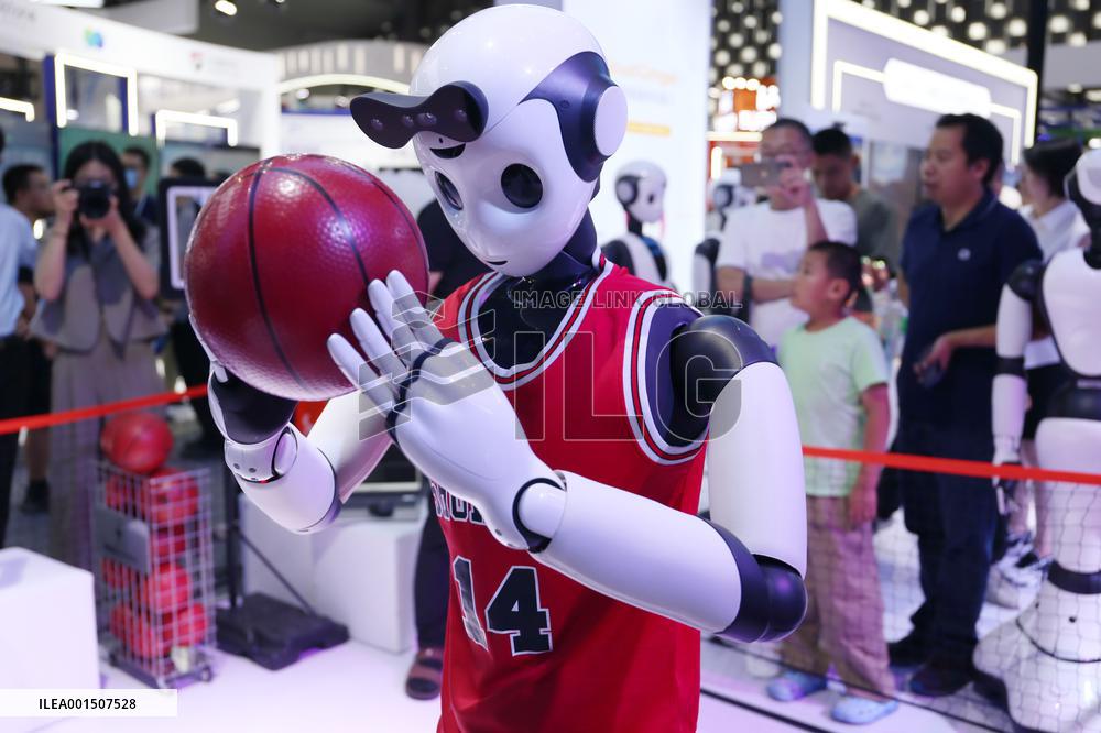 Human-like Intelligent Service Robo at The 2023 WAIC in Shanghai
