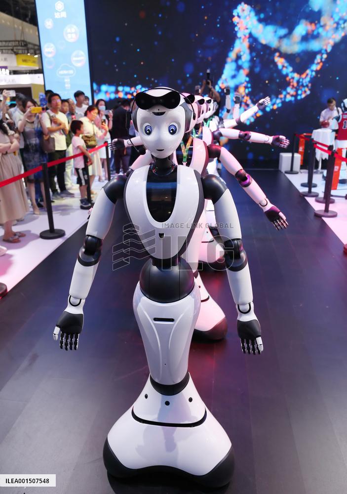 Human-like Intelligent Service Robo at The 2023 WAIC in Shanghai