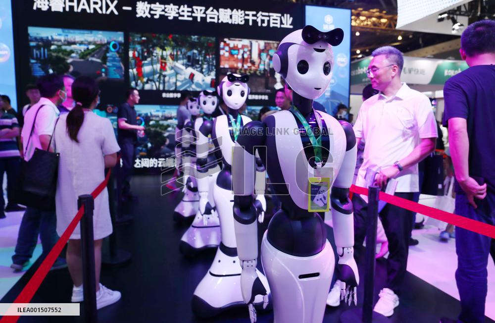 Human-like Intelligent Service Robo at The 2023 WAIC in Shanghai