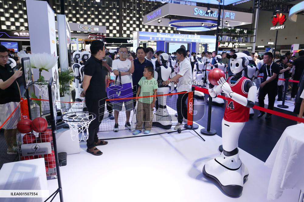 Human-like Intelligent Service Robo at The 2023 WAIC in Shanghai