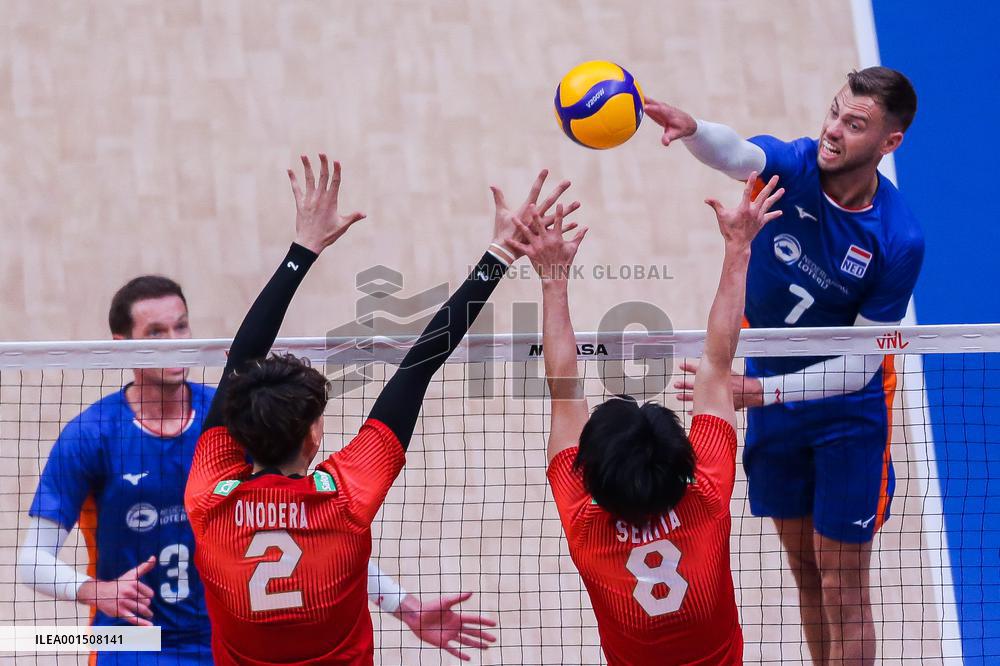 (SP)THE PHILIPPINES-PASAY CITY-VOLLEYBALL-NATIONS LEAGUE-MEN-JPN VS NED