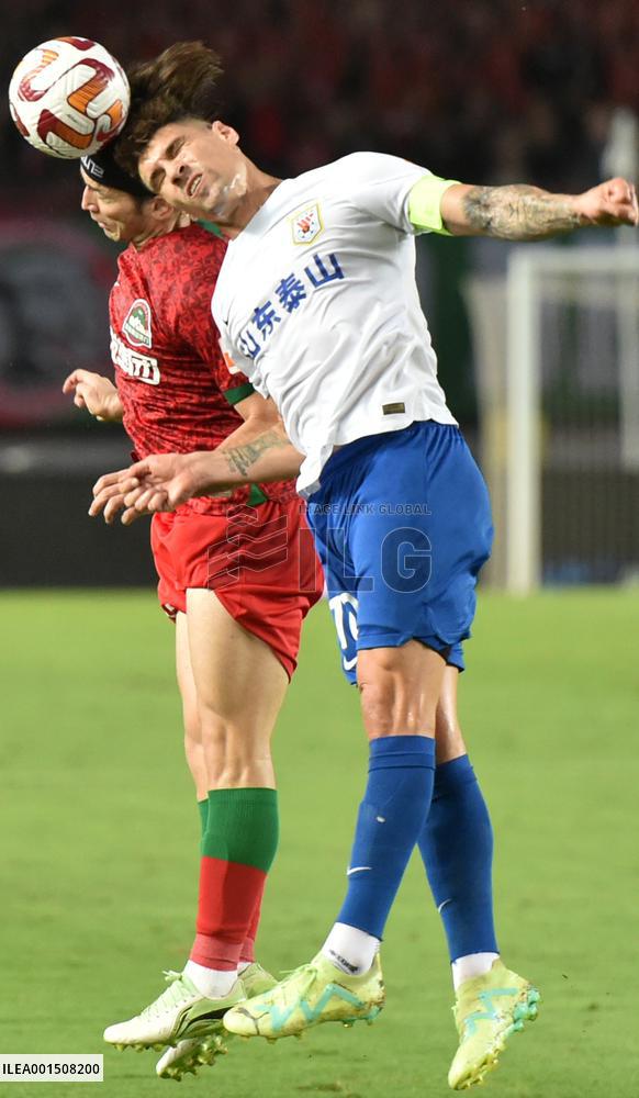 (SP)CHINA-ZHENGZHOU-FOOTBALL-CSL-HENAN FC VS SHANDONG (CN)