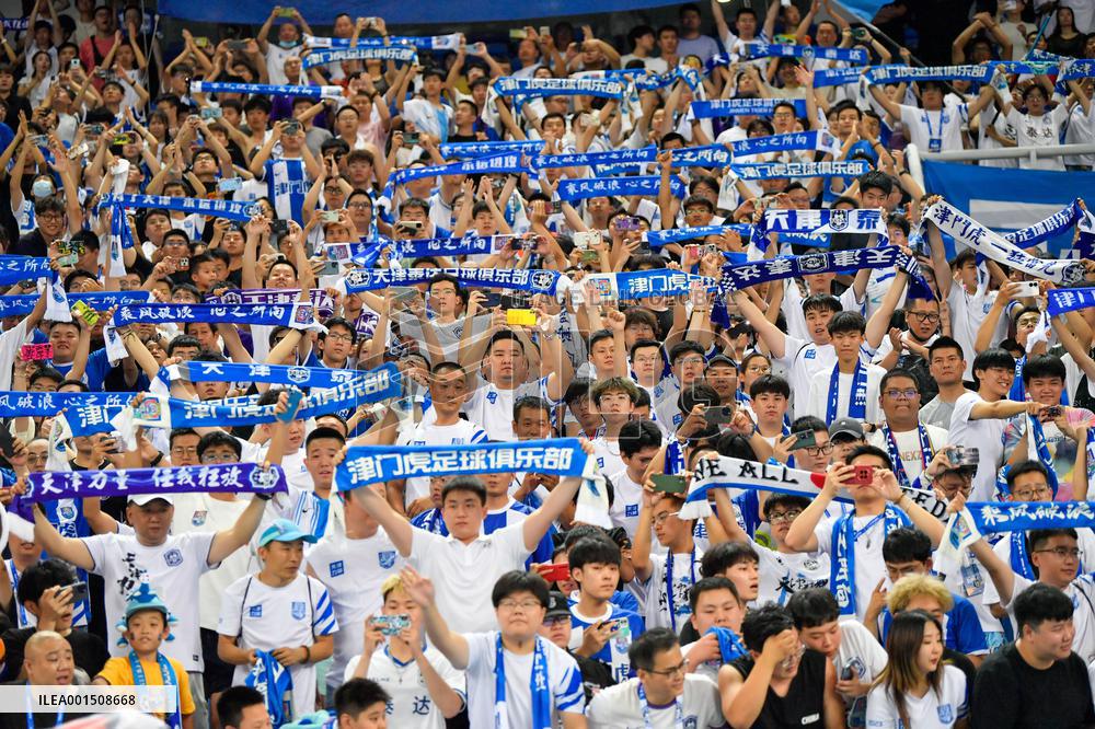 (SP)CHINA-TIANJIN-FOOTBALL-CSL-TIANJIN VS NANTONG (CN)