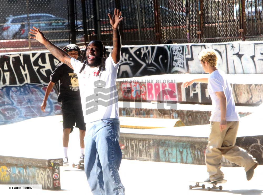 Burna Boy Filming Music Video - NYC