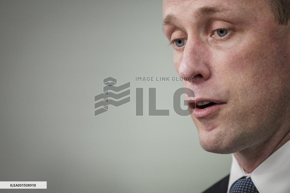 DC: National Security Advisor Jake Sullivan Speaks during White House Daily Press Briefing