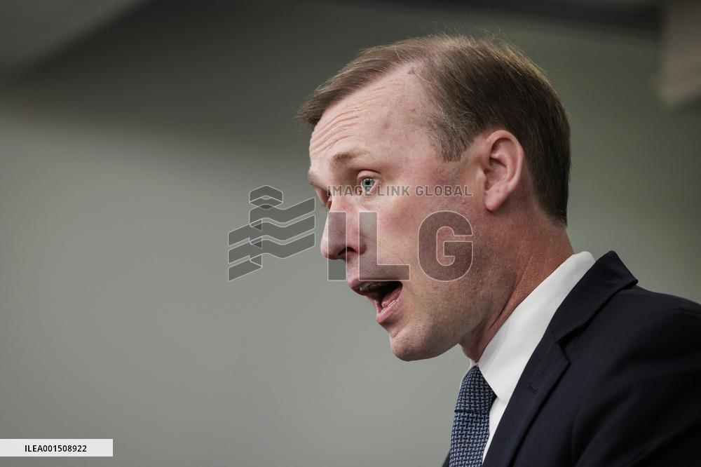 DC: National Security Advisor Jake Sullivan Speaks during White House Daily Press Briefing