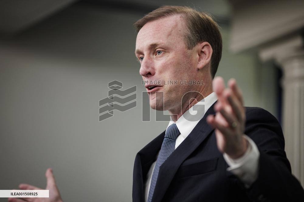 DC: National Security Advisor Jake Sullivan Speaks during White House Daily Press Briefing