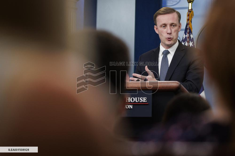 DC: National Security Advisor Jake Sullivan Speaks during White House Daily Press Briefing