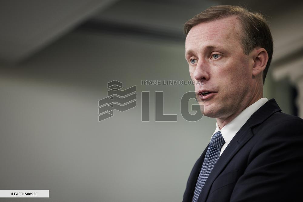 DC: National Security Advisor Jake Sullivan Speaks during White House Daily Press Briefing