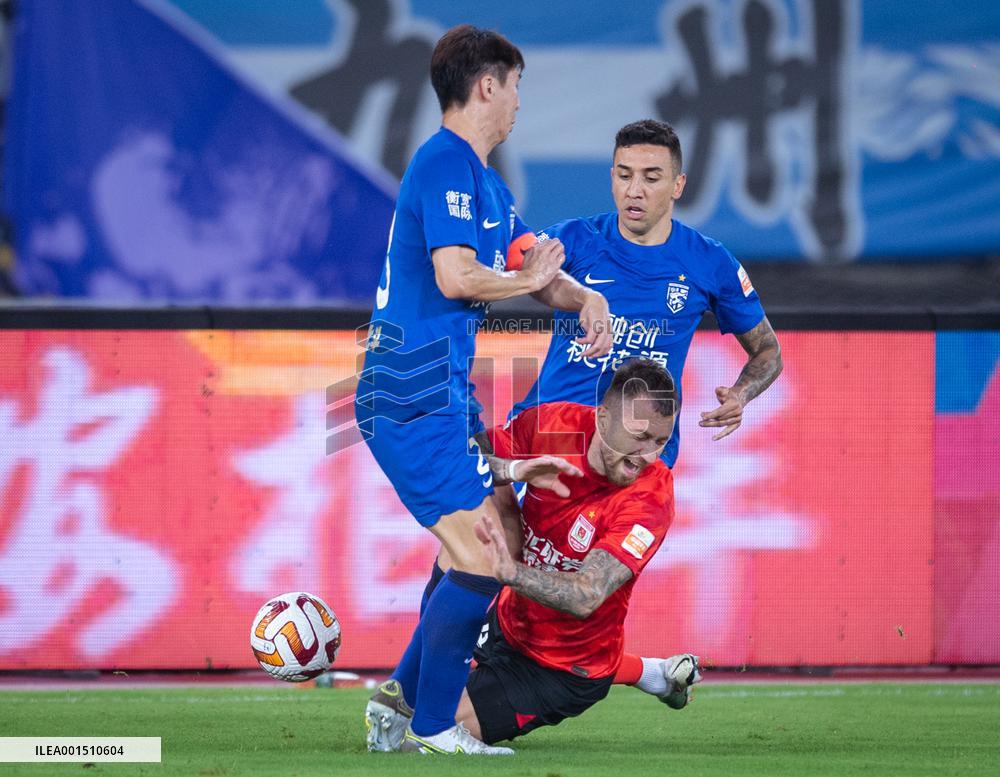 (SP)CHINA-WUHAN-FOOTBALL-CSL-WUHAN VS CHANGCHUN (CN)