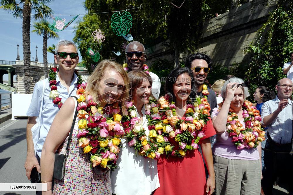 Anne Hidalgo Opens Paris Plages 2023