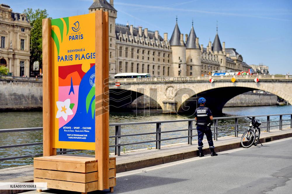 Anne Hidalgo Opens Paris Plages 2023