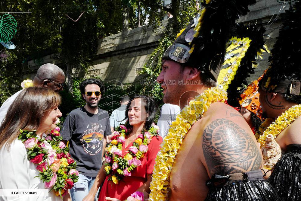 Anne Hidalgo Opens Paris Plages 2023