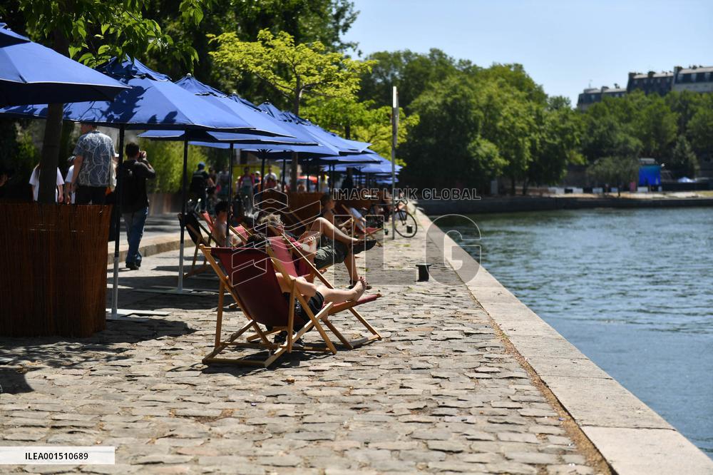Anne Hidalgo Opens Paris Plages 2023