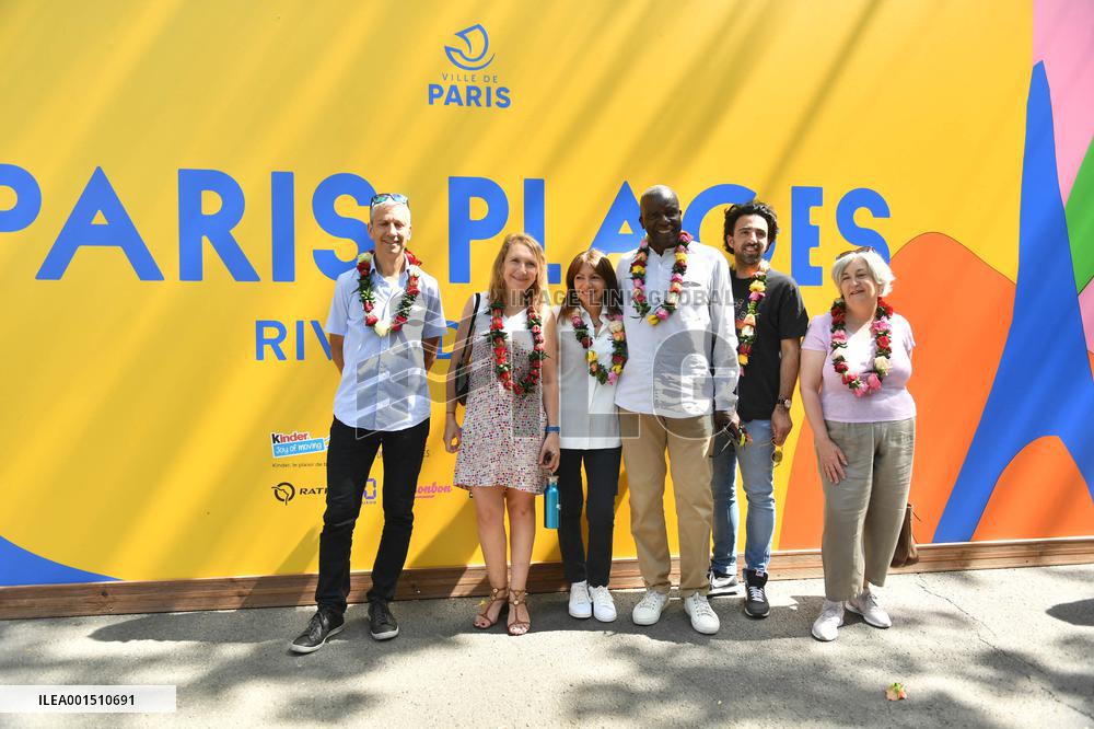 Anne Hidalgo Opens Paris Plages 2023