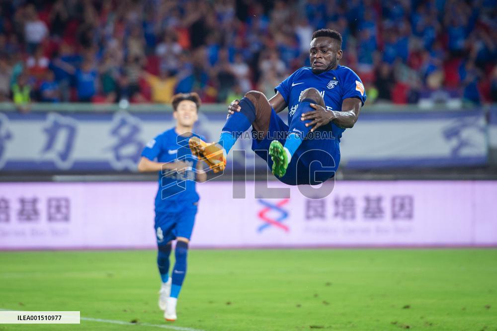 (SP)CHINA-WUHAN-FOOTBALL-CSL-WUHAN VS CHANGCHUN (CN)