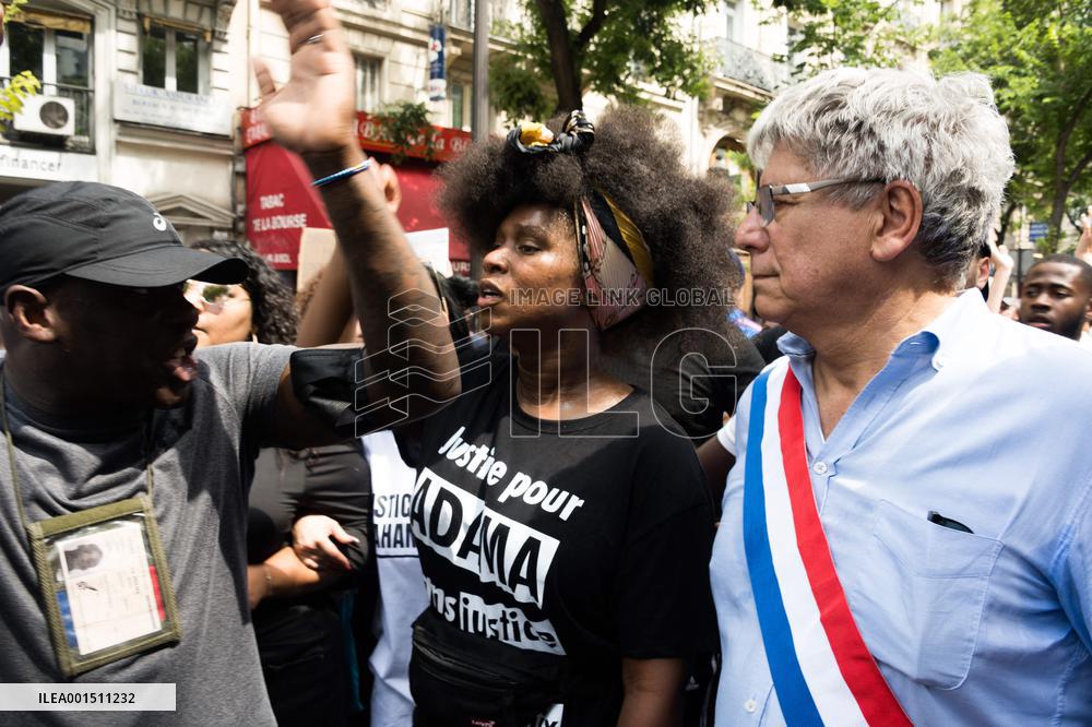 Rally Against Police Violence In Memory Of Adama Traore - Paris