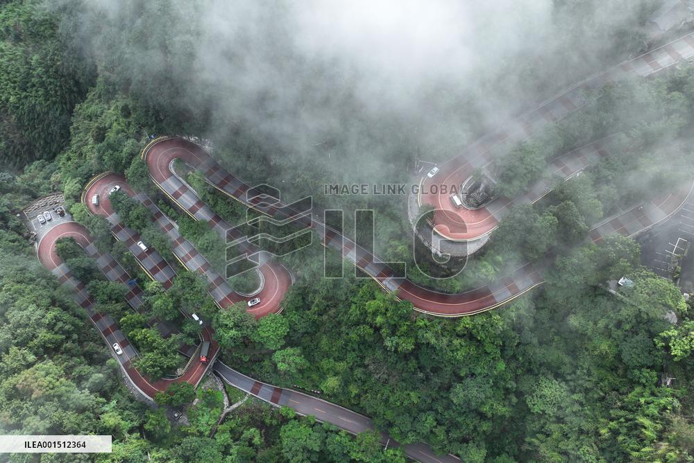 CHINA-HUNAN-HIGHWAY-BRIDGE-AERIAL VIEW (CN)