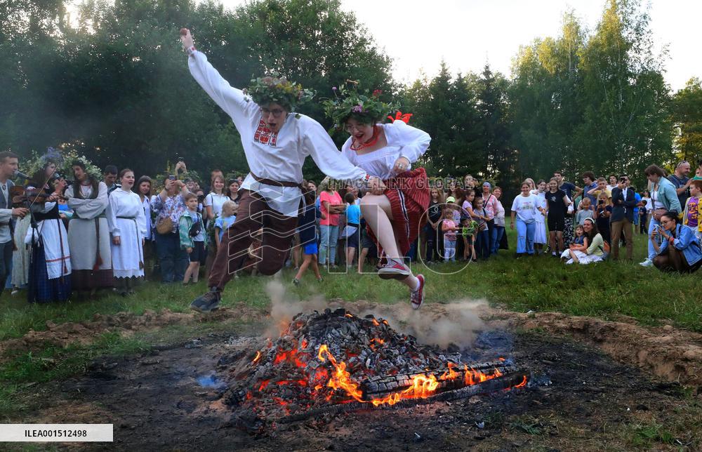 BELARUS-MINSK-IVAN KUPALA FESTIVAL-CELEBRATION
