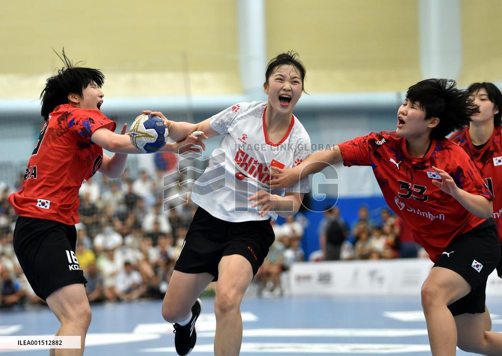 (SP)CHINA-HONG KONG-HANDBALL-ASIAN WOMEN'S JUNIOR CHAMPIONSHIP (CN)