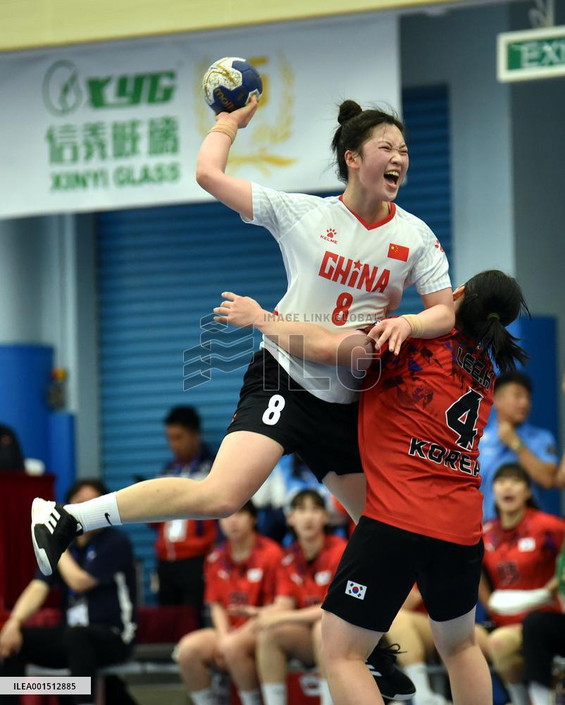 (SP)CHINA-HONG KONG-HANDBALL-ASIAN WOMEN'S JUNIOR CHAMPIONSHIP (CN)