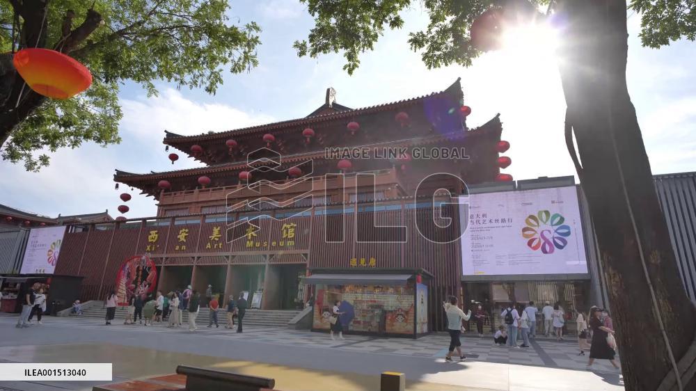 Italian art exhibition highlights cultural exchanges along ancient Silk Road