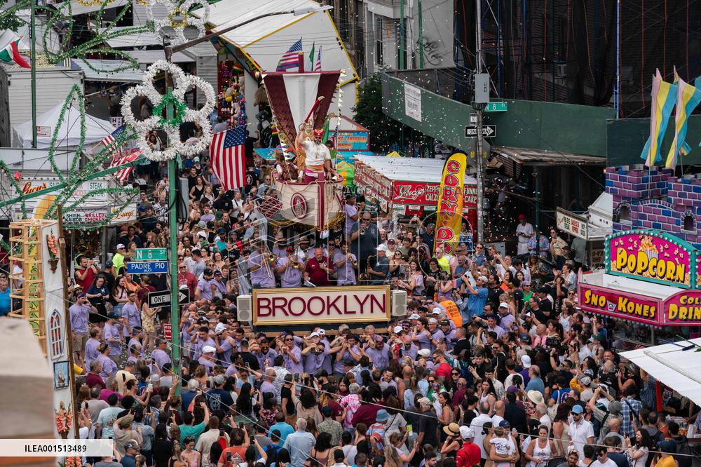 136th Annual Italian Street Festival in New York