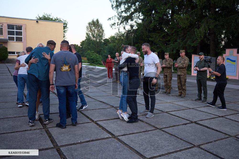 Azovstal Plant Defenders Return Home