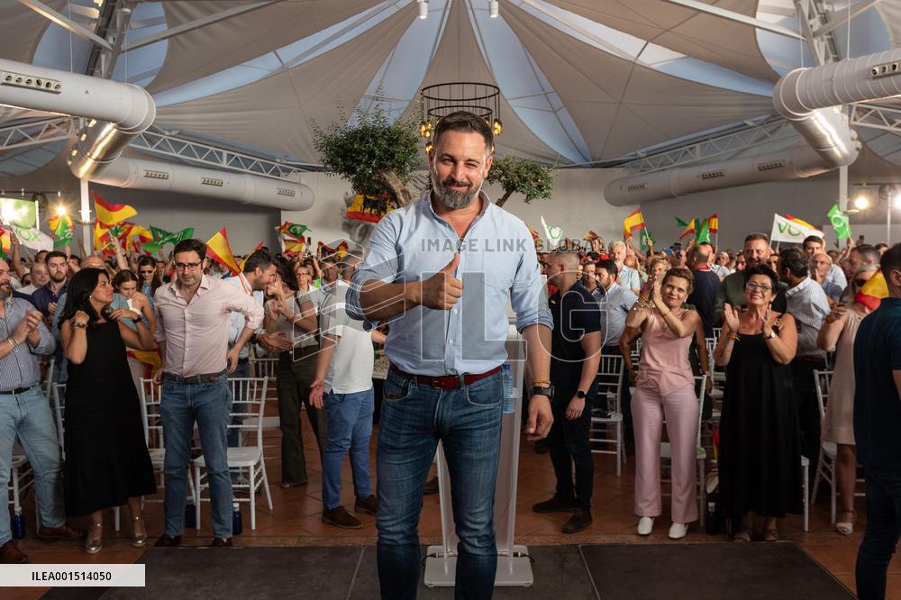 Santiago Abascal Campaigns - Spain