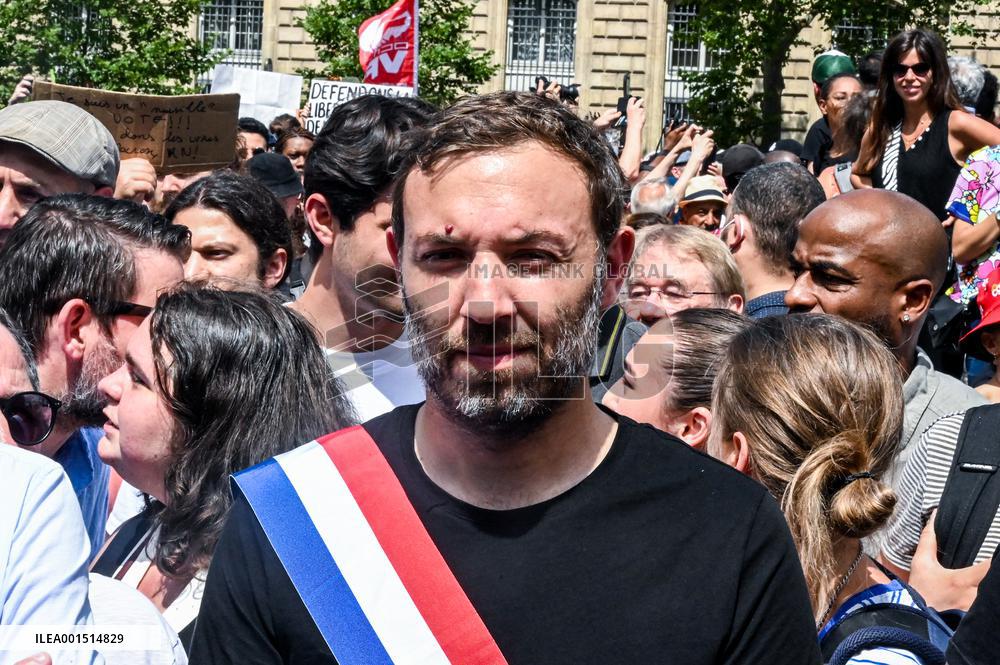 Rally Against Police Violence In Memory Of Adama Traore - Paris